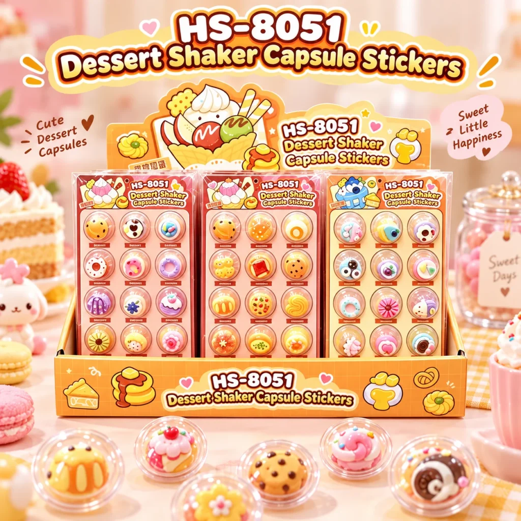 HS-8051摇摇胶囊贴 甜点