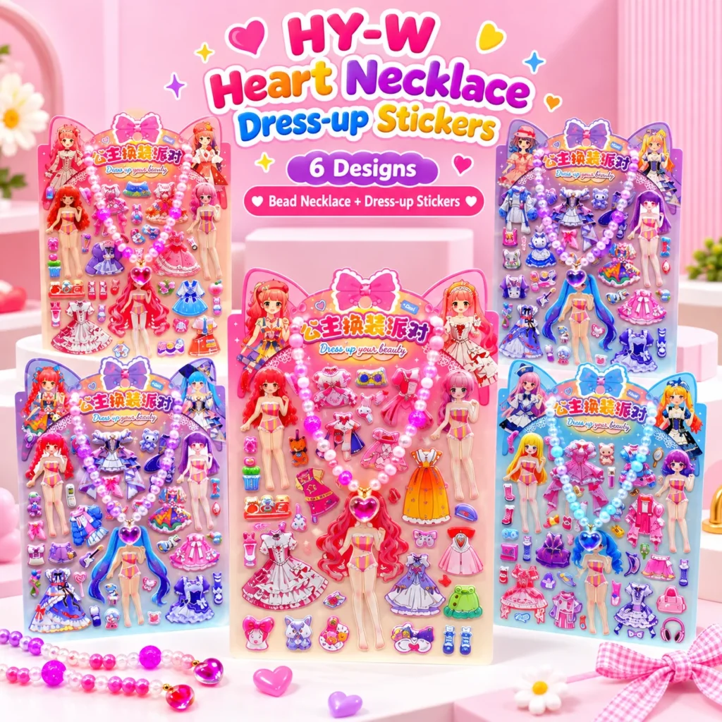 HY-W Heart Necklace habillage Stickers