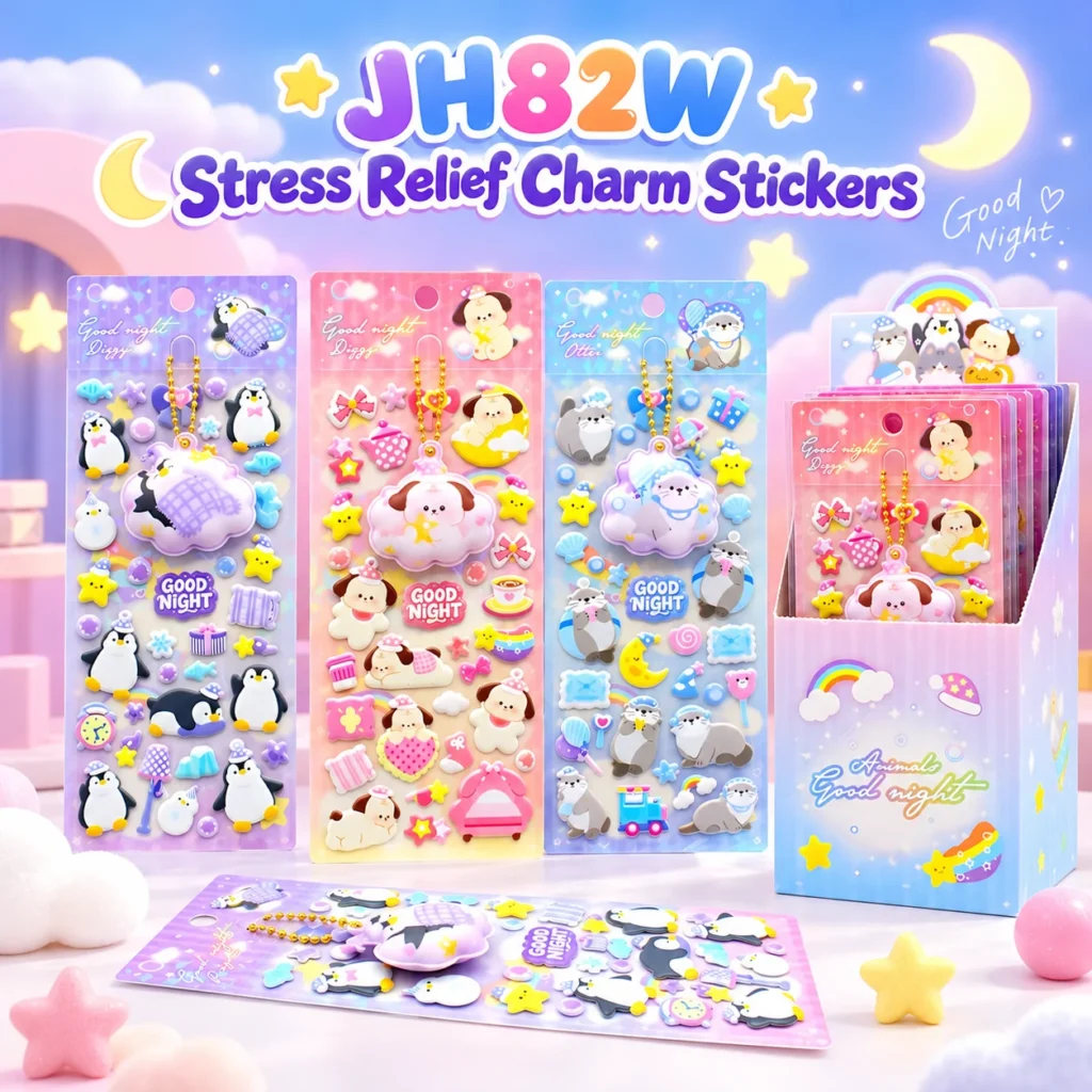 JH82W Stress Relief Charm Stickers