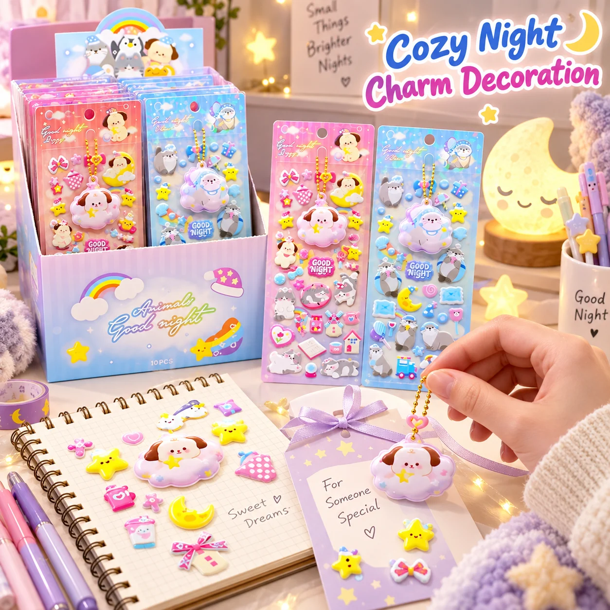 JH82W Stress Relief Charm Stickers
