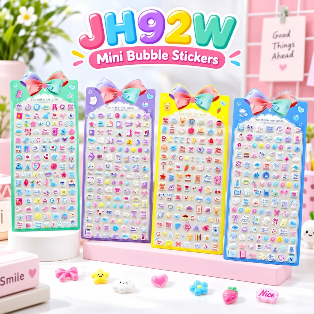 JH92W Mini Bubble Stickers