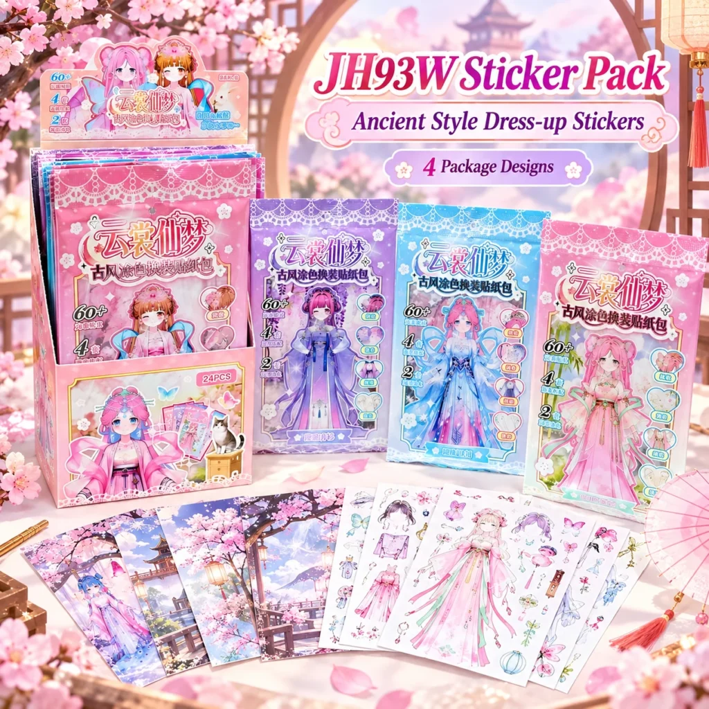 JH93W Sticker Pack 6pcs