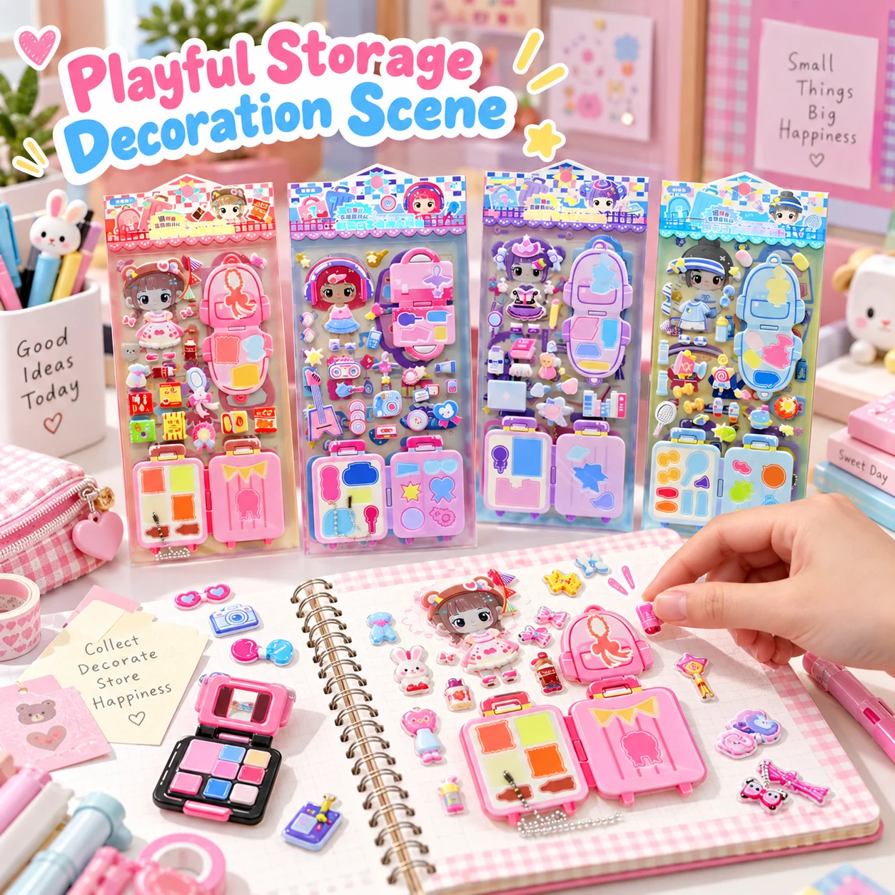 JH94W Double-layer Storage Bubble Stickers