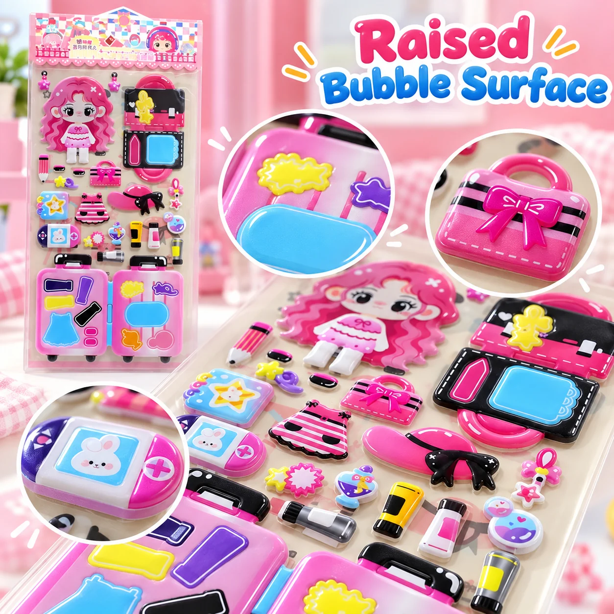 JH94W Double-layer Storage Bubble Stickers