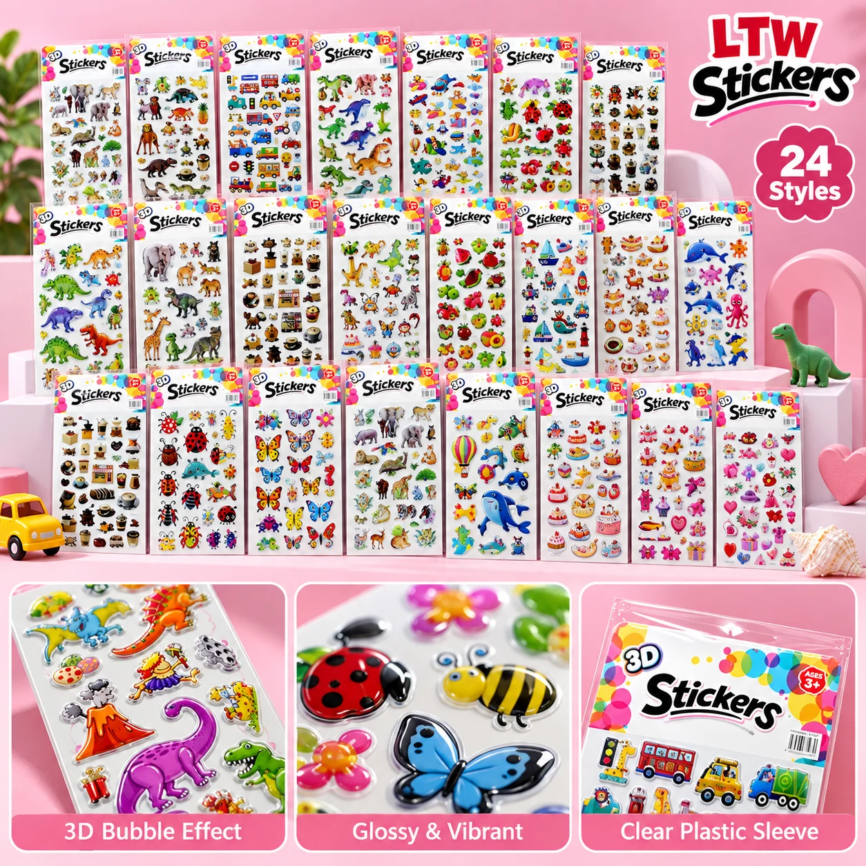 LTW Bubble Sticker (24 Designs)
