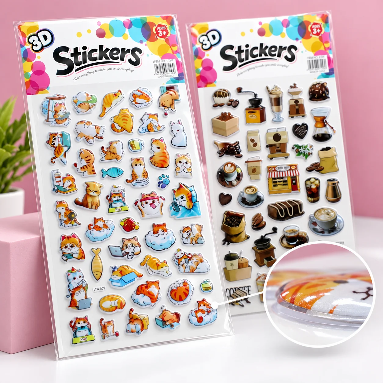 LTW Bubble Sticker (24 Designs)