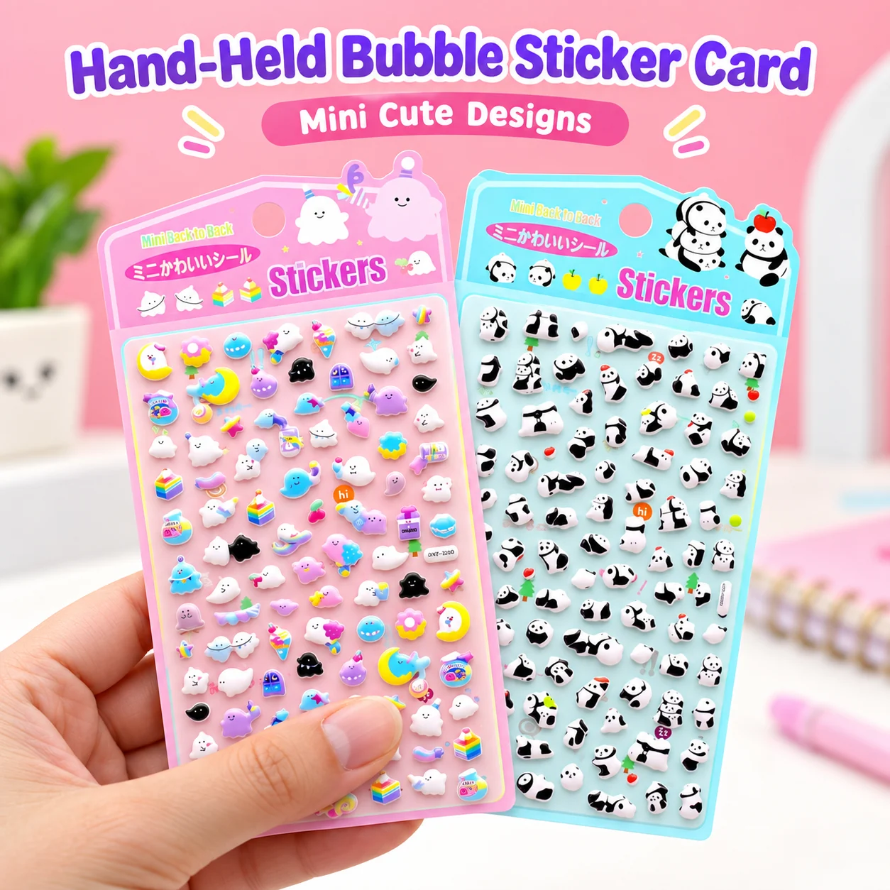 XYZ-02 Peach Skin Bubble Stickers