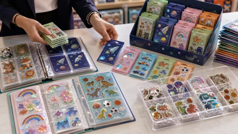 Collectible sticker packs wholesale assortment for kids retail