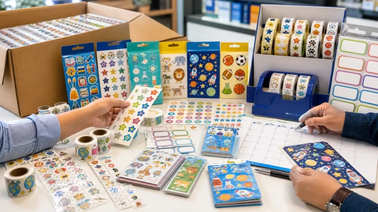 Back to school stickers wholesale packs for retailers and schools