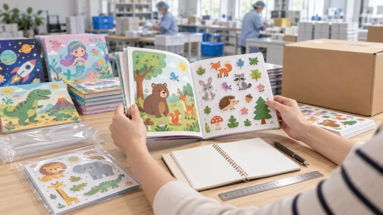 How to Choose a Kids Sticker Book Manufacturer