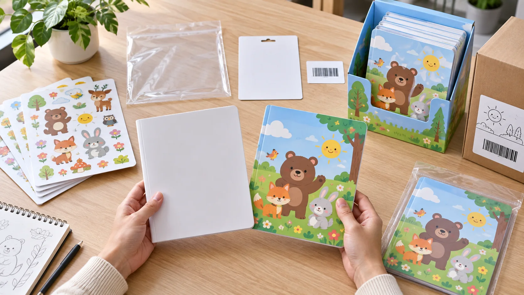 Private Label Sticker Books for Retail Brands