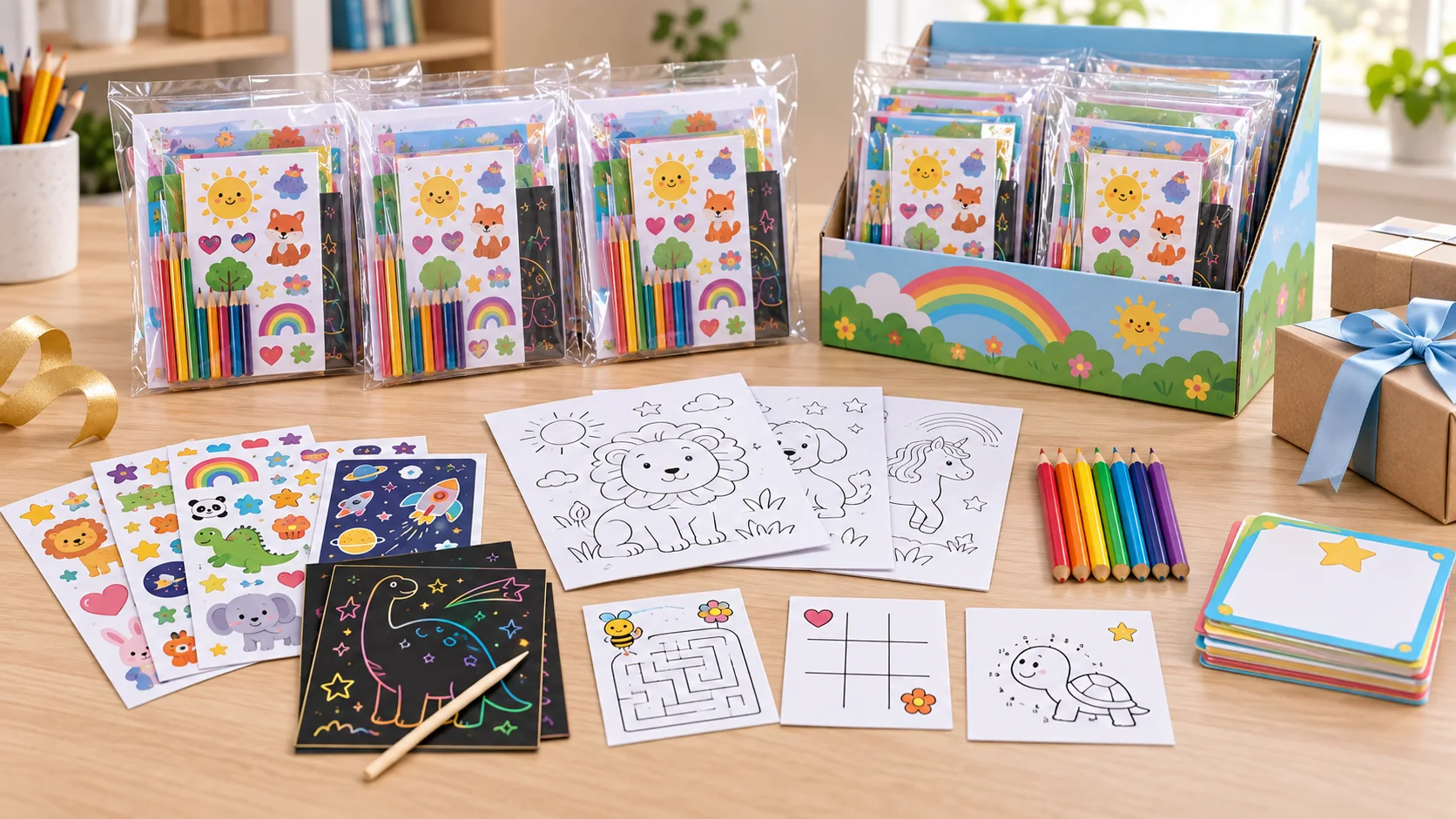 Sticker Activity Kits for Schools and Gift Programs